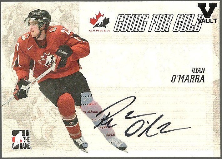 (image for) 2007 ITG Going For Gold World Juniors Auto #ARO Ryan O'Marra